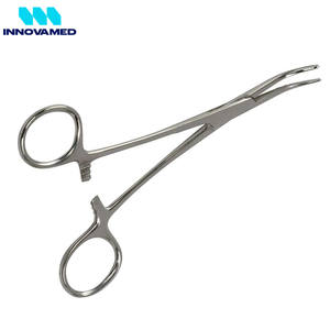 Pinza Hemostática Recta y Curva Multiusos con Bloqueo, Pinza Mosquito, Instrumento Quirúrgico de Clase I con Certificación CE para Cirugía por INNOVAMED - Product Image 6