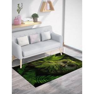 Tapis Hibou Vert, Tapis Moderne, Tapis Hibou, Tapis Animaux, Tapis d'Entrée, Tapis Doux à Poils Longs - Product Image 2