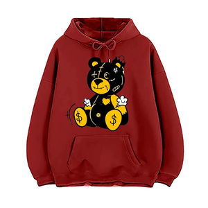 Sudadera con capucha impresa DTF personalizada Calidad Premium Nueva llegada Moda Ropa de calle Hecho en Pakistán - Product Image 5