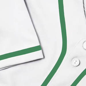 Camiseta de béisbol personalizada con botón completo ropa deportiva transpirable con impresión por sublimación camisetas de béisbol al por mayor - Product Image 5