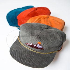 Sombrero de camionero de pana de alta calidad con logotipo bordado personalizable para todas las estaciones sombrero de camionero MeshTrucker al por mayor - Product Image 6