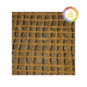 ตาข่ายใยมะพร้าวถักด้วยมือเป็นมิตรกับสิ่งแวดล้อมสีธรรมชาติสำหรับโครงการสวนธรรมชาติควบคุมการกัดเซาะ - Product Image 2