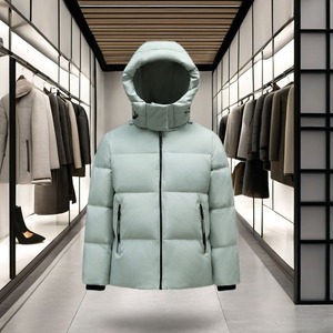 <b>Men's</b> Puffer <b>Jacket</b> Winter <b>Pullover</b> <b>Jacket</b> With Print Pattern Unisex For <b>Men</b> And Women - Product Image 1