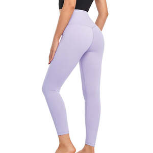 High Waist Yoga Pants for <b>Women</b> Seamless Tummy Control Workout Leggings Squat Proof Stretchy Gym Fitness Running Exercise Wear - Product Image 4