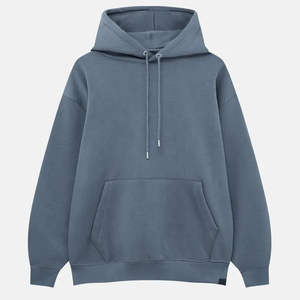 Sweat à capuche classique de haute qualité pour hommes à la mode à la mode en polaire lourde surdimensionnée respirante sweat à capuche d'hiver - Product Image 5