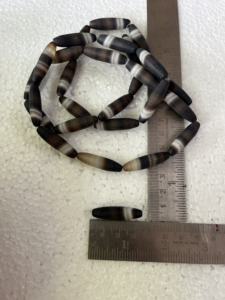 Cuentas de vidrio de Chevron de gran tamaño azul, blanco y rojo hechas a medida, ideales para diseñadores de joyas para reventa - Product Image 5