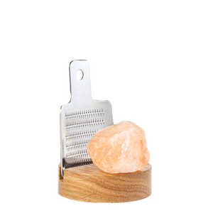 Piedra Ralladora de sal del Himalaya, sal y rallador rosa del Himalaya, trozos de sal rosa del Himalaya con rallador - Product Image 6