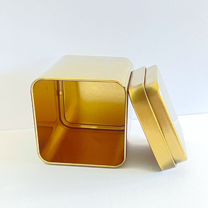 OEM Customizable Metal <b>Tin</b> Can Food Grade Empty Gift Box Recyclable <b>Storage</b> for Candies Chewing Gum Sugar Chocolate <b>Cake</b> - Product Image 2