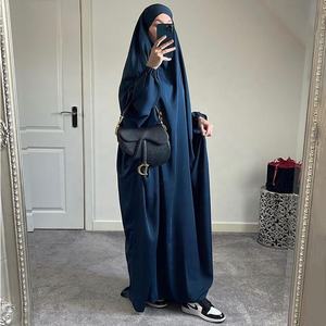 Vestido largo holgado con capucha para mujer, ropa Abaya para rezar, Jilbab musulmán, Abayas, Dubai, Turquía - Product Image 2