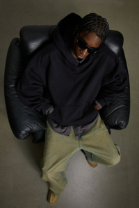 Sweat-shirts à capuche zippés en molleton 100 % coton personnalisés pour hommes, style poche kangourou, brodés, effet vieilli, col à capuche, finition acide – Vente en gros - Product Image 2