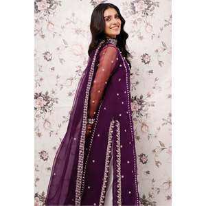 Conjunto de Traje para Mujer, Camisa Violet Mist, Dupatta y Pantalones - Product Image 6
