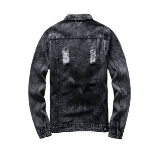 Chaquetas vaqueras lavadas con ácido para mujer, ropa de invierno a la moda para hombre, precio al por mayor - Product Image 2