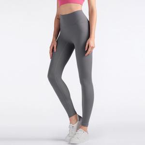 Leggings de yoga taille haute pour femmes avec contrôle du ventre collants de sport antidérapants leggings de pantalon de yoga à motif solide - Product Image 3
