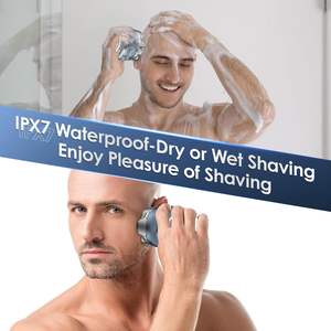 Rasoir Électrique Sans Fil pour Hommes à Tête Chauve, Utilisation Humide et Sèche, Rasoir Rotatif, Étanche IPX7, Produit de Remplacement - Product Image 5