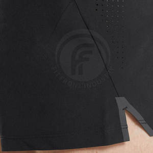 Pantalones cortos de gimnasio para hombres de algodón 100% de último diseño Patrón sólido Servicio OEM Pakistán Hecho para adultos - Product Image 5