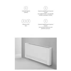 Innova 400 2.21 kW Inverter Termoconvettore Airleaf SL Ventilconvettore Sistema HVAC per Uso Domestico - Product Image 4