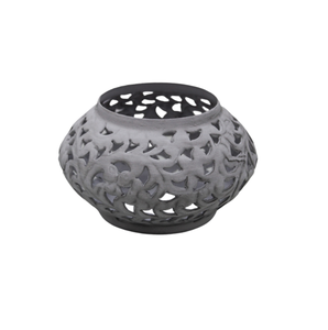 Portavelas de Metal de cerámica mate votivo redondo de hierro de nuevo diseño para eventos de fiesta y Decoración de mesa hecho a mano personalizado - Product Image 5