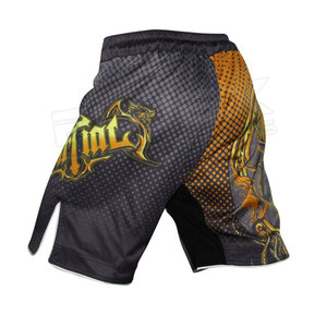 Short d'entraînement MMA confortable pour hommes Custom Rash Guard Wrestling Fight Boxing BJJ Karaté Taekwondo-Vente en gros OEM disponible - Product Image 4