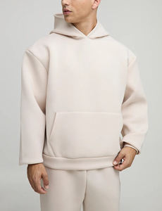 Ropa de calle de algodón 100% de alta calidad para hombre, chándales estampados, ropa informal de invierno, pantalones de chándal con capucha de Color sólido, venta al por mayor, 2 piezas - Product Image 5