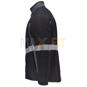 MAXFIT ENTERPRISES-Veste coupe-vent en toile écologique personnalisée pour hommes, support d'hiver respirant de grande taille, nouveau design - Product Image 4