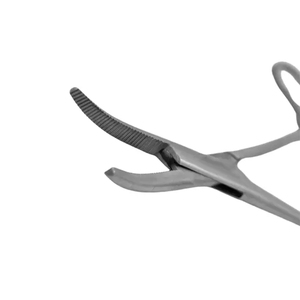 Fórceps de arteria manual, fórceps médicos hemostáticos curvos de 13cm y 10cm, mosquito Halstead de acero inoxidable para profesionales médicos - Product Image 3