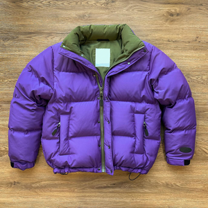 Custom Puffer Down Jacket <b>Men</b> Winter Bubble Padded Crop <b>Coats</b> Puff <b>Coat</b> <b>Mens</b> Jackets - Product Image 1