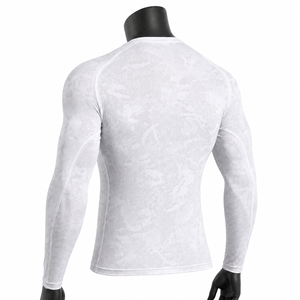 Men's Breathable <b>Long</b> <b>Sleeve</b> Compression Shirt Camo Gym Fitness Tight <b>Base</b> <b>Layer</b> Sportswear Custom OEM Wholesale - Product Image 6