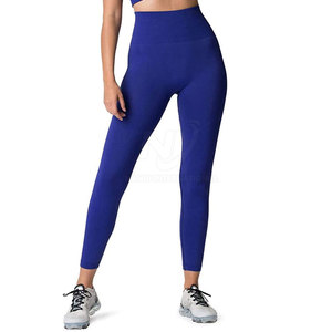 Mallas de gimnasio de cintura media con diseño sólido para mujer OEM más vendidas Venta en línea Ropa de gimnasio para mujer - Product Image 1