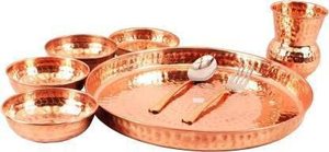 Service de table en cuivre à prix réduit, fabrication et exportation d'ustensiles en cuivre de haute qualité faits à la main depuis le roi indien - Product Image 5