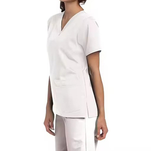 Uniforme de enfermera de traje médico de buena calidad al por mayor, uniforme de salón de spa de belleza transpirable MOQ bajo - Product Image 5