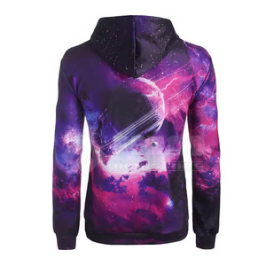 Aceptar logotipo personalizado Sublimación Sudadera con capucha Vintage Algodón Mezclado Raw Hem Sublimación Sudaderas con capucha para hombres 2025 - Product Image 3