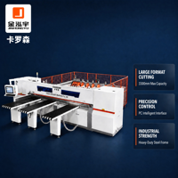 Sierra de Panel Horizontal CNC para Trabajar la Madera con Componentes Centrales de Motor de Marca Reconocida 220V/380V para Producción de Muebles