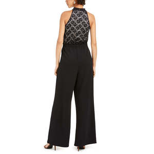 Tuta da festa nera con scollo all'americana e vita a marsupio in pizzo per ragazze Ultra Flirt, taglia XL - Product Image 2