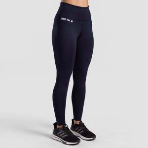 Leggings de yoga thermiques à motif tricoté, coupe ajustée, bleu marine, 3XL, en Spandex et Nylon, avec strass, style pakistanais, pour performance optimale - Product Image 5