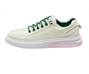 2025 baskets décontractées de haute qualité pour hommes en blanc Options de logo personnalisé disponibles chaussures de style de marche OEM durables Look frais - Product Image 3