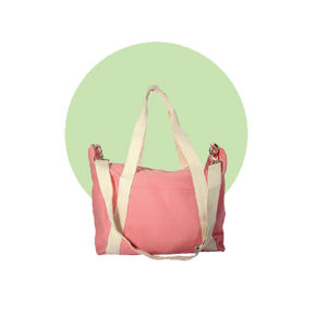 Women's <b>Summer</b> Fashionable Eco-Friendly Canvas Shoulder Carry <b>Handbag</b> Beach Shopping Tote Zipper Closure Customizable Logo - Product Image 3