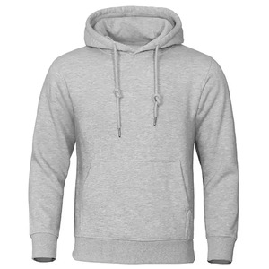 <b>Men's</b> <b>Pink</b> Fleece Knitted Breathable Winter Warm Sweatshirt Casual Solid Color Streetwear Pullover <b>Hoodie</b> 300g Polyester/Cotton - Product Image 6