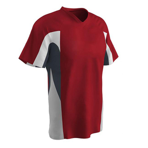 ชุดเครื่องแบบเบสบอลเสื้อซอฟต์บอลผ้าโพลีเอสเตอร์100% แห้งเร็วระบายอากาศได้ดีปรับแต่งได้ทีม - Product Image 2