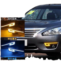 Feux de jour à LED modifiés JC pour Nissan Teana 2014-2016 (DRL) – Amélioration avec feux antibrouillard avant et clignotants ambre