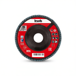 Disque à lamelles KWB 115 mm Grain P60 Expert 795636 - Meules de ponçage haute performance - Product Image 2