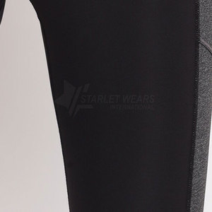 Leggings de Yoga para Mujer, Cintura Elástica, Color Sólido, Secado Rápido, Ecológicos, Spandex/Poliéster, Venta Directa de Fábrica, Ropa de Gimnasio - Product Image 6