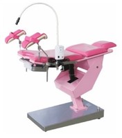 Table de lit manuelle sur le divan pour l'examen de la parturition gynécologique pour accouchement obstétrique à l'hôpital