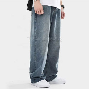 Pantalones Holgados Transpirables para Hombre, Casuales, con Cintura Elástica, Rectos, Ligeros, Oscuros, 100% Algodón, Ecológicos, para Correr, Ropa de Calle, Invierno - Product Image 2