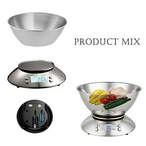 Glass <b>Kitchen</b> <b>Scale</b> Tray HD LCD <b>Digital</b> Display Automatic Shutdown Accuracy 1g Max Weighing 5kg Easy Clean Non-Stick 12-Piece CN - Product Image 5