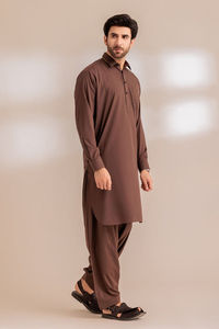 Customized OEM <b>Men's</b> <b>Shalwar</b> <b>Kameez</b> Personalized Plain Solid Color Casual Traditional Muslim Clothing at an Price - Product Image 3