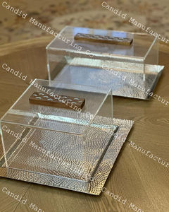 Plateau en nacre avec plateau ou sous-verres, incrustation d'os arabe en bois, nouvel arrivage de l'usine directe - Product Image 4