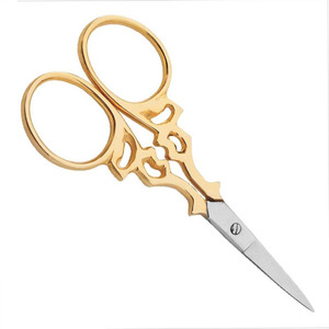 Ciseaux de broderie demi-or fantaisie ciseaux d'artisanat avec des lames droites et tranchantes pour enfiler des ciseaux avec une taille personnalisée - Product Image 3