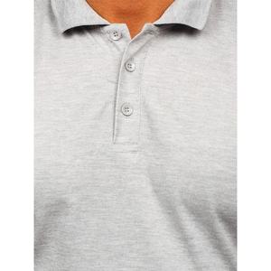 Vente en gros OEM polo de sport de golf à séchage rapide de haute qualité avec logo personnalisé respirant anti-odeur en coton uni anti-rides - Product Image 4