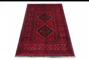 พรมเช็ดเท้าหน้าสีฟ้า9x12แบบผูกปมทันสมัยลวดลายนามธรรมสีสันสดใสสไตล์ตุรกีปรับแต่งได้ - Product Image 2