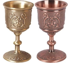 Verre à cocktail classique et élégant en aluminium fait main, finition argentée, TQC 300ml, idéal pour restaurants, bars, hôtels et fêtes - Product Image 3